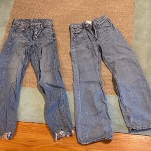 American Eagle Light Blue Distressed Jeans